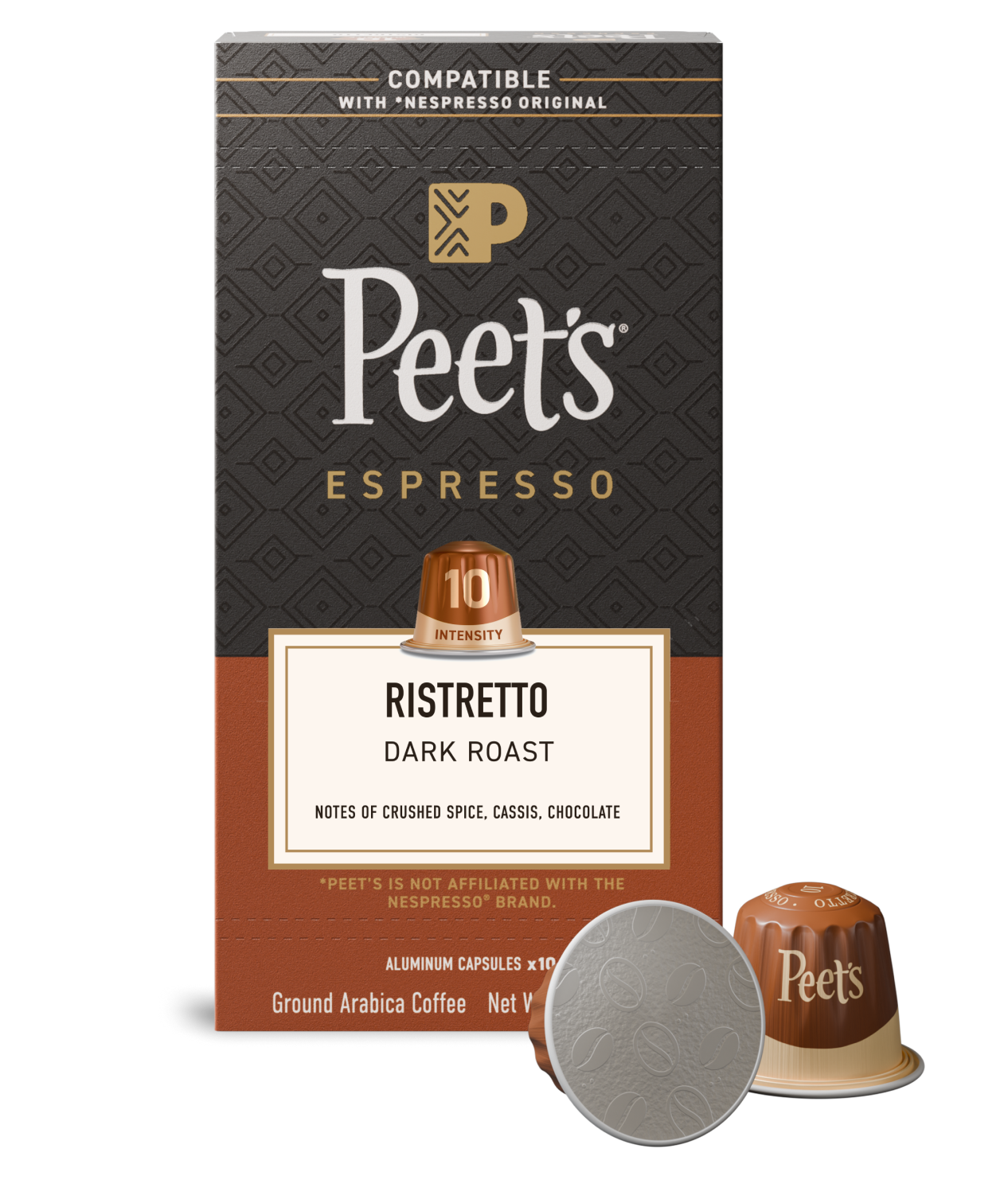 Peet's Ristretto Espresso Capsules | Free Shipping Over $49