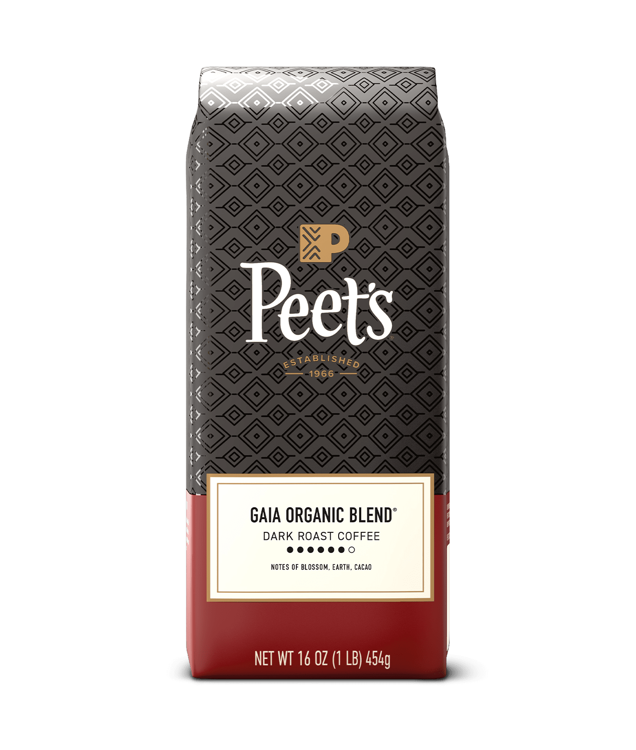 Peet's Gaia Organic Blend® coffee beans, Whole Bean